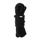 Черная веревка для шибари DELUXE BONDAGE ROPE - 5 м. - Dream Toys - купить с доставкой в Пскове