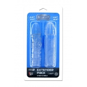 Комплект из 2 прозрачных насадок на пенис PENIS EXTENDER PACK - Dream Toys - в Пскове купить с доставкой