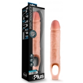 Телесный реалистичный фаллоудлинитель 10 Inch Silicone Cock Sheath Penis Extender - 25,4 см. - Blush Novelties - в Пскове купить с доставкой