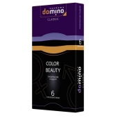 Разноцветные презервативы DOMINO Colour Beauty - 6 шт. - Domino - купить с доставкой в Пскове