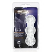 Прозрачный фигурный мастурбатор Master Stroker - Blush Novelties - в Пскове купить с доставкой