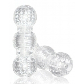 Прозрачный фигурный мастурбатор Master Stroker - Blush Novelties - в Пскове купить с доставкой