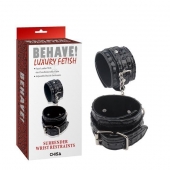 Черные наручники Surrender Wrist Restraints - Chisa - купить с доставкой в Пскове