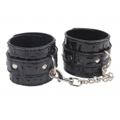 Черные наручники Surrender Wrist Restraints - Chisa - купить с доставкой в Пскове