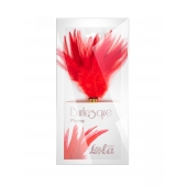 Красный перьевой тиклер Plume - 23 см. - Lola Lingerie - купить с доставкой в Пскове