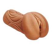 Кофейный мастурбатор-вагина Dumpling - Lola Games - в Пскове купить с доставкой