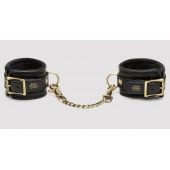 Черные наручники Bound to You Faux Leather Wrist Cuffs - Fifty Shades of Grey - купить с доставкой в Пскове