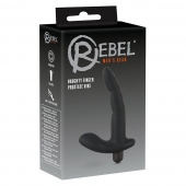 Черный вибромассажер простаты Naughty Finger Prostate Vibe - 13,8 см. - Orion - в Пскове купить с доставкой