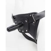 Черный пояс для насадок CLASS STRAP Restyling - LOVETOY (А-Полимер) - купить с доставкой в Пскове