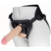 Пояс харнесс BEST UNI strap с 2 насадками - 18 и 22 см. - LOVETOY (А-Полимер) - купить с доставкой в Пскове