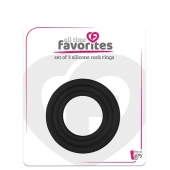 Набор из 3 эрекционных колец SILICONE COCKRINGS - Dream Toys - в Пскове купить с доставкой