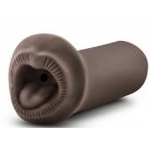 Коричневый мастурбатор-ротик Naughty Nicole - Blush Novelties - в Пскове купить с доставкой