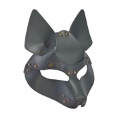 Серая маска Wolf с клепками - Sitabella - купить с доставкой в Пскове