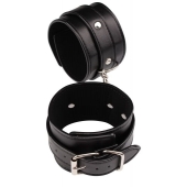 Черные оковы Classic Ankle Cuffs - Chisa - купить с доставкой в Пскове