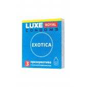 Текстурированные презервативы LUXE Royal Exotica - 3 шт. - Luxe - купить с доставкой в Пскове