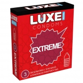 Текстурированные презервативы LUXE Royal Extreme - 3 шт. - Luxe - купить с доставкой в Пскове