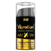 Жидкий интимный гель с эффектом вибрации Vibration! Vodka Energy - 15 мл. - INTT - купить с доставкой в Пскове