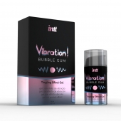 Жидкий интимный гель с эффектом вибрации Vibration! Bubble Gum - 15 мл. - INTT - купить с доставкой в Пскове