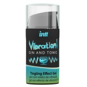 Жидкий интимный гель с эффектом вибрации Vibration! Gin   Tonic - 15 мл. - INTT - купить с доставкой в Пскове
