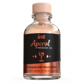 Массажный гель с согревающим эффектом Aperol - 30 мл. - INTT - купить с доставкой в Пскове
