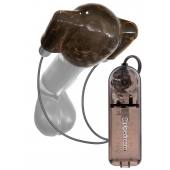 Дымчатый вибростимулятор головки пениса Dual Vibrating Head Teaser - Pipedream - в Пскове купить с доставкой