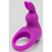 Фиолетовое эрекционное виброкольцо Happy Rabbit Cock Ring Kit - Happy Rabbit - в Пскове купить с доставкой