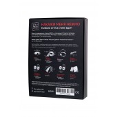 Фиолетовый набор БДСМ «Накажи меня нежно» с карточками - Штучки-дрючки - купить с доставкой в Пскове