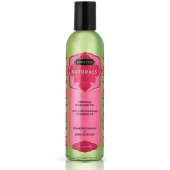 Массажное масло Naturals Strawberry Dreams с ароматом клубники - 236 мл. - Kama Sutra - купить с доставкой в Пскове