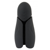 Черный силиконовый вибромастурбатор с нагревом Masturbator with 2 Functions - Orion - в Пскове купить с доставкой