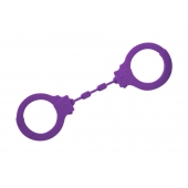 Фиолетовые силиконовые поножи Limitation - Lola Games - купить с доставкой в Пскове