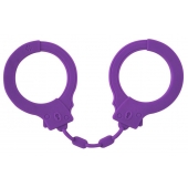 Фиолетовые силиконовые поножи Limitation - Lola Games - купить с доставкой в Пскове