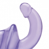 Фиолетовый безремневой страпон Strapless Strap-On - Lux Fetish - купить с доставкой в Пскове