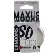 Экстремально тонкие презервативы в железном кейсе MAXUS Extreme Thin - 3 шт. - Maxus - купить с доставкой в Пскове