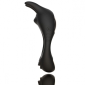 Черное эрекционное кольцо с двумя моторами Zeus Dual Vibe Cock Ring - FeelzToys - в Пскове купить с доставкой