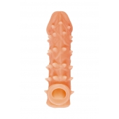 Телесная закрытая насадка с пупырышками Cock Sleeve Size S - 13,8 см. - KOKOS - в Пскове купить с доставкой Телесная закрытая насадка с пупырышками Cock Sleeve Size S - 13,8 см. - KOKOS - в Пскове купить с доставкой