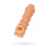Телесная закрытая насадка с пупырышками Cock Sleeve Size M - 15,6 см. - KOKOS - в Пскове купить с доставкой