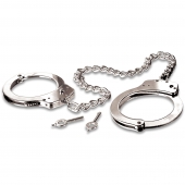 Металлические наручники Metal Leg Cuffs - Pipedream - купить с доставкой в Пскове