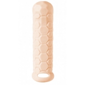 Телесный фаллоудлинитель Homme Long - 15,5 см. - Lola Games - в Пскове купить с доставкой