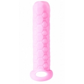 Розовый фаллоудлинитель Homme Long - 13,5 см. - Lola Games - в Пскове купить с доставкой