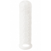 Белый фаллоудлинитель Homme Long - 15,5 см. - Lola Games - в Пскове купить с доставкой