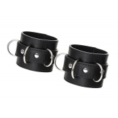 Черные наручники Anonymo на сцепке - ToyFa - купить с доставкой в Пскове