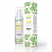 Разогревающее массажное масло Gourmet Spearmint Organic с органическими ингредиентами - 50 мл. - Exsens - купить с доставкой в Пскове