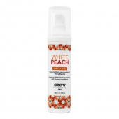 Разогревающее массажное масло Gourmet White Peach Organic с органическими ингредиентами - 50 мл. - Exsens - купить с доставкой в Пскове