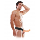 Полый страпон 8  Hollow Strap-On телесного цвета - 19 см. - Pipedream - купить с доставкой в Пскове