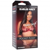Мастурбатор-вагина Karlee Grey ULTRASKYN Pocket Pussy - Doc Johnson - в Пскове купить с доставкой