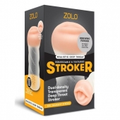 Мастурбатор-ротик ZOLO DEEP THROAT - Zolo - в Пскове купить с доставкой