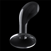 Прозрачный стимулятор простаты Flawless Clear Prostate Plug - 15 см. - Lovetoy - в Пскове купить с доставкой