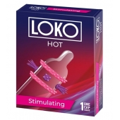 Стимулирующая насадка на пенис LOKO HOT с возбуждающим эффектом - Sitabella - в Пскове купить с доставкой