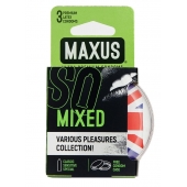 Презервативы в пластиковом кейсе MAXUS AIR Mixed - 3 шт. - Maxus - купить с доставкой в Пскове
