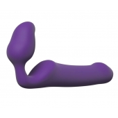 Фиолетовый безремневой страпон Queens L - Adrien Lastic - купить с доставкой в Пскове